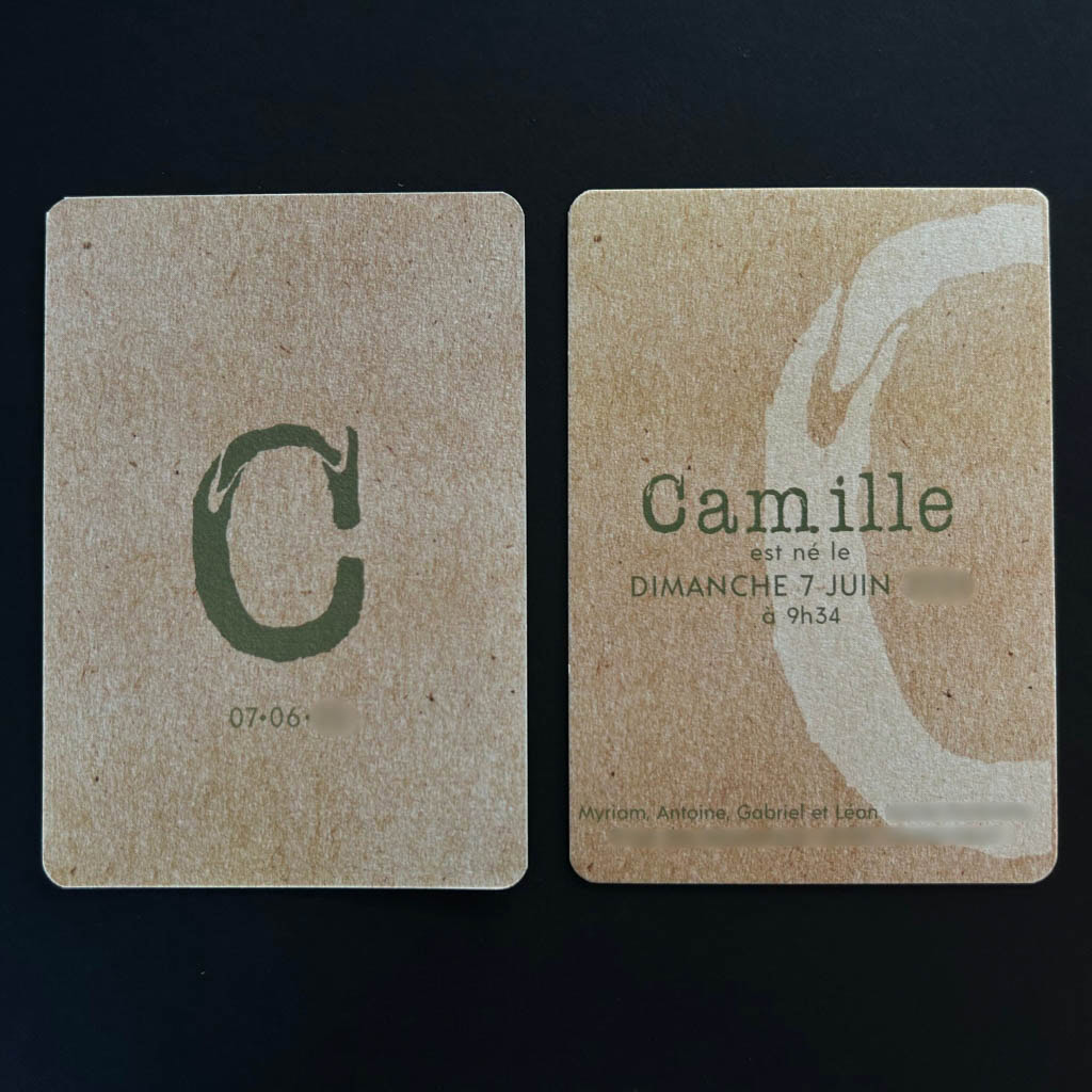 Naissance Camille